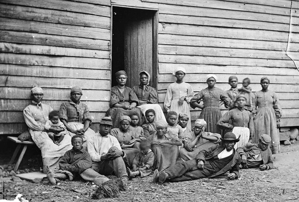 Group of freed or escaped slaves